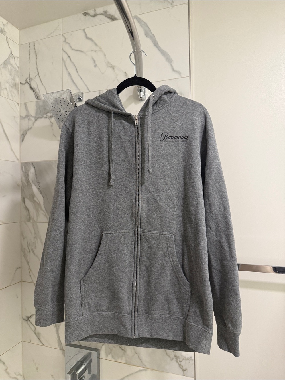 Independent Trading Co. Gray Zip-Up Hoodie